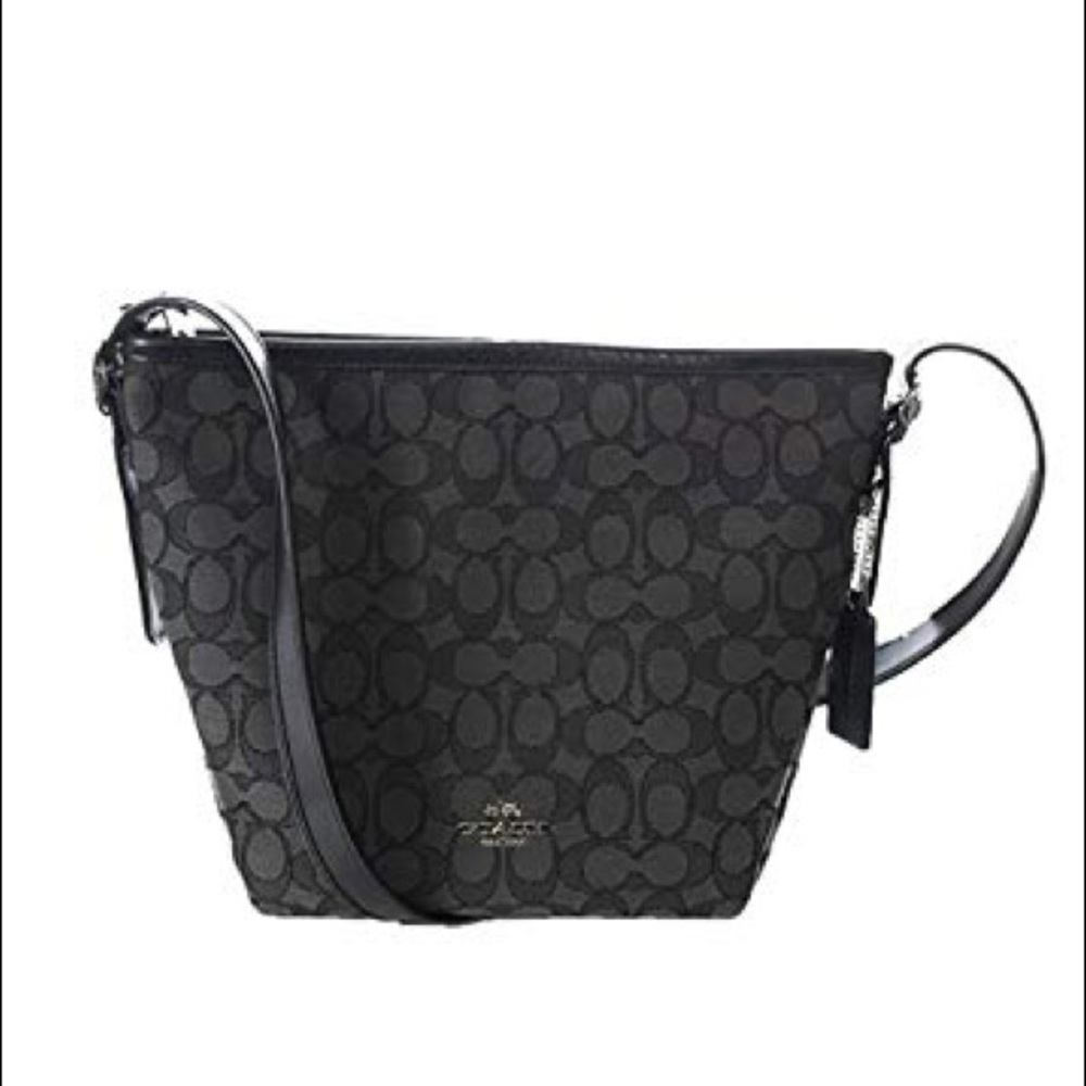 COACH Women's Signature Mini Dufflette SV/Smk/Blk
